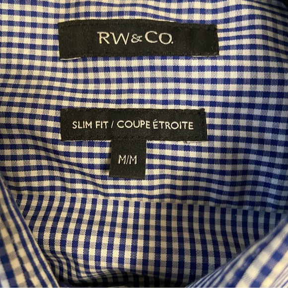 RW&Co Men’s Slim Fit Dress Shirt - Picture 2 of 3